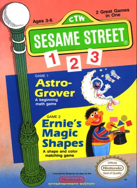 Sesame Street - 123 (USA) box cover front